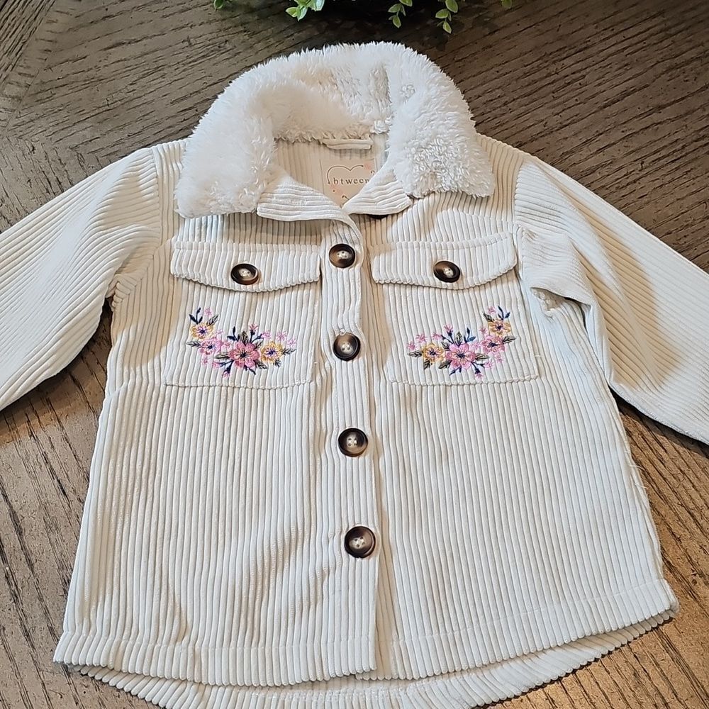 4T curdoroy button up jacket NWOT